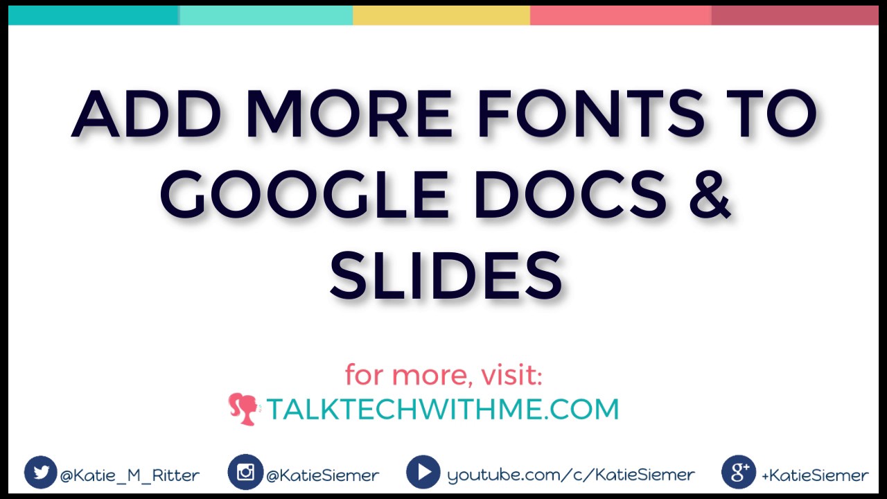 Importing fonts to google docs